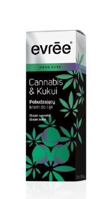 Mitrinošs roku krēms Evree Cannabis & Kukui 30 ml цена и информация | Ķermeņa krēmi, losjoni | 220.lv