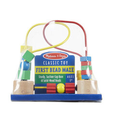 Attīstošā koka spēle Melissa & Doug First Bead Maze cena un informācija | Rotaļlietas zīdaiņiem | 220.lv