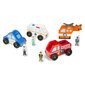 Koka automašīna Melissa & Doug Emergency Vehicle Set цена и информация | Rotaļlietas zīdaiņiem | 220.lv