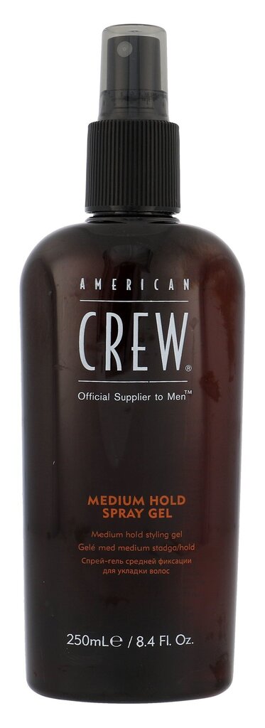 Izsmidzināms matu ieveidošanas līdzeklis American Crew Medium Hold vīriešiem, 250 ml цена и информация | Matu veidošanas līdzekļi | 220.lv