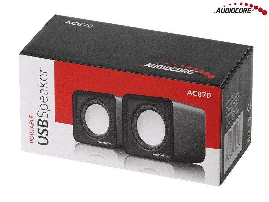 Audiocore AC870B, juoda цена и информация | Skaļruņi | 220.lv