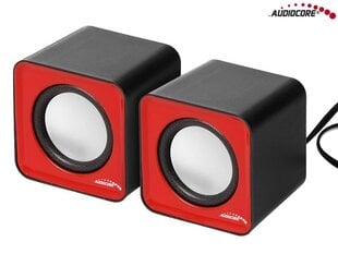 Audiocore AC870R, красный цена и информация | Аудиоколонки | 220.lv