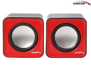 Audiocore AC870R, sarkans цена и информация | Аудиоколонки | 220.lv