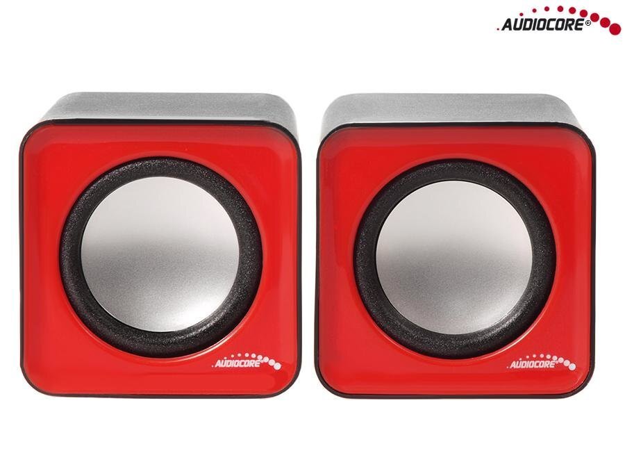 Audiocore AC870R, sarkans cena un informācija | Skaļruņi | 220.lv