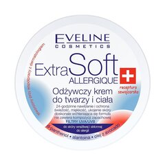 EVELINE Extra Soft barojošs krēms jutīgai ādai 200ml cena un informācija | Ķermeņa krēmi, losjoni | 220.lv