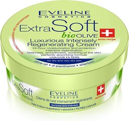 Sejas un ķermeņa krēms Eveline Cosmetics Extra Soft Bio Olive Oil, 200 ml cena un informācija | Ķermeņa krēmi, losjoni | 220.lv