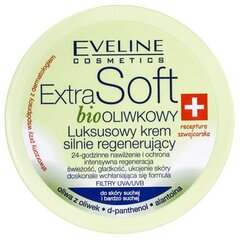 Sejas un ķermeņa krēms Eveline Cosmetics Extra Soft Bio Olive Oil, 200 ml cena un informācija | Ķermeņa krēmi, losjoni | 220.lv