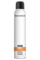 Momentāli atjaunojošs matu sprejs ar keratīnu Selective Professional Keratin 150 ml цена и информация | Распылите крем-спрей на волосы на расстоянии 20-25 см, расчешите их расческой. | 220.lv