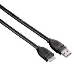 Kabelis Hama 00053749 USB 3.0 - USB 3.0 Micro B, 0.75m cena un informācija | Kabeļi un vadi | 220.lv