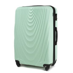 Большой чемодан Wings 304 L, светло-зелёный цена и информация | Чемоданы, дорожные сумки | 220.lv