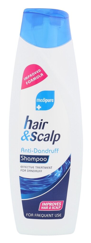 Pretblaugznu šampūns Xpel Medipure Hair & Scalp AntiDandruff Shampoo 400 ml цена и информация | Šampūni | 220.lv