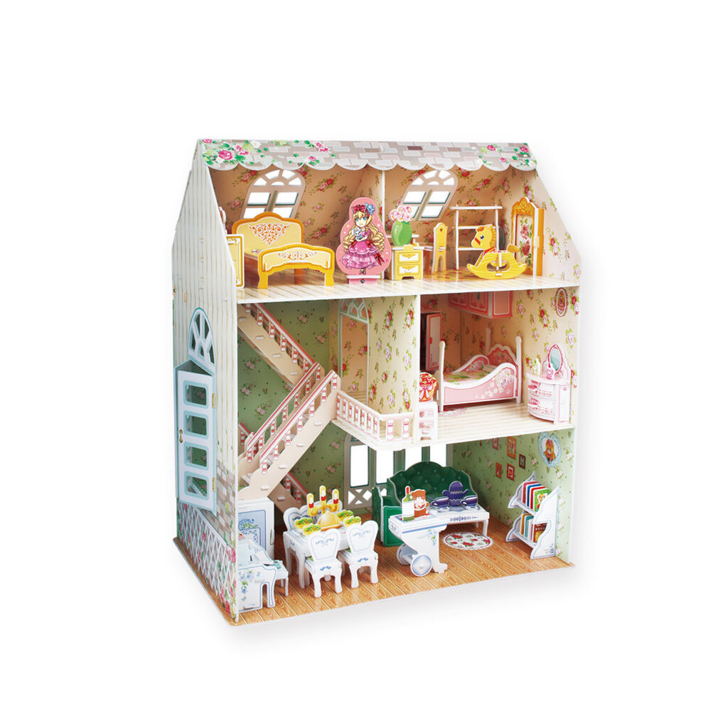 3D puzle CubicFun Dreamy Dollhouse, 168 d. цена и информация | Puzles, 3D puzles | 220.lv