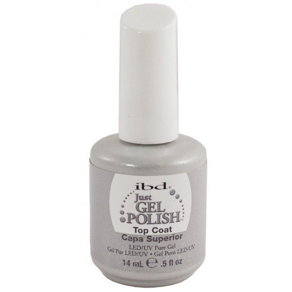 Glancēts gēla nagu lakas virsējais slānis IBD Just Gel Polish, 14 ml cena un informācija | Nagu lakas, stiprinātāji | 220.lv