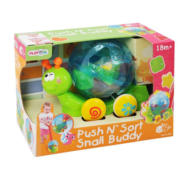 PLAYGO INFANT&TODDLER rotaļlieta stumjams gliemezis, 2870 цена и информация | Rotaļlietas zīdaiņiem | 220.lv