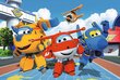 Bērnu puzle Super Wings цена и информация | Puzles, 3D puzles | 220.lv