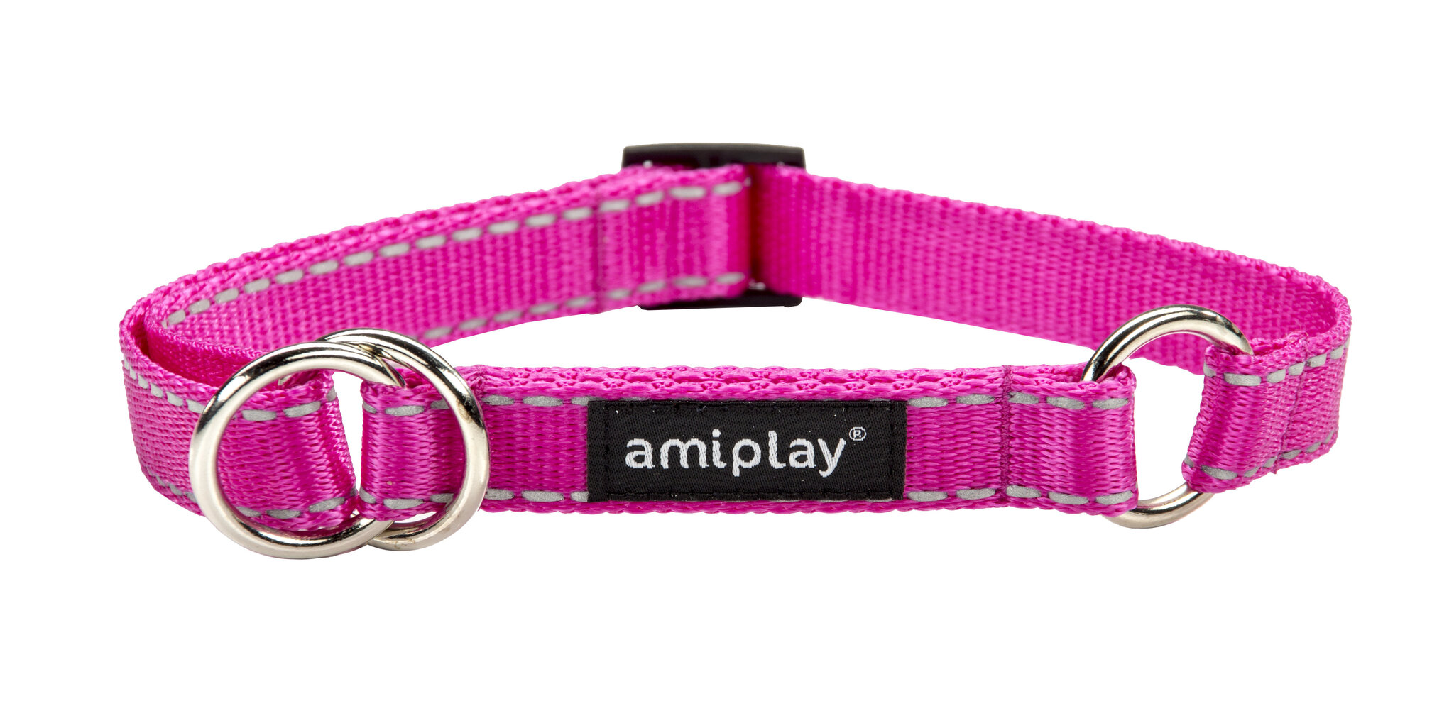 Apkakle Amiplay Reflective, XL, rozā cena un informācija | Apkakles, siksnas suņiem | 220.lv