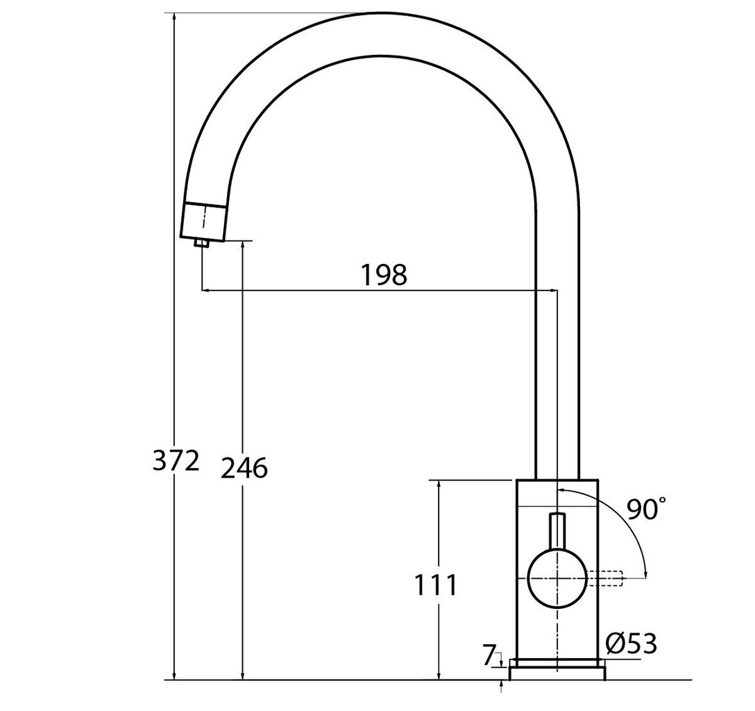 Virtuves jaucējkrāns ar dzeramā ūdens funkciju Aquasanita Sabiaduo 2963, Beige 110 цена и информация | Ūdens maisītāji virtuvei | 220.lv