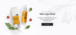 Mitrinoša sejas eļļa ar multivitamīniem Alkemie No4 Skin Superfood, 30 ml cena un informācija | Serumi sejai, eļļas | 220.lv