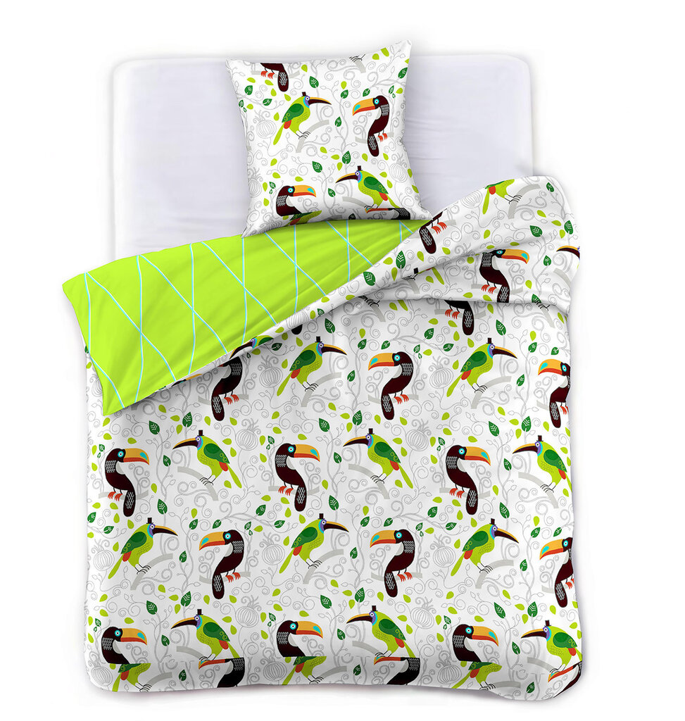 DecoKing gultas veļas komplekts Ducato Collection Toucan, 135x200, 2 daļas cena un informācija | Gultas veļas komplekti | 220.lv