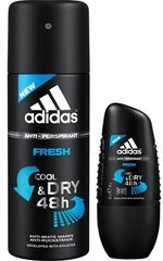 Adidas Cool&Dry Fresh izsmidzināmais dezodorants vīriešiem 250 ml cena un informācija | Parfimēta vīriešu kosmētika | 220.lv