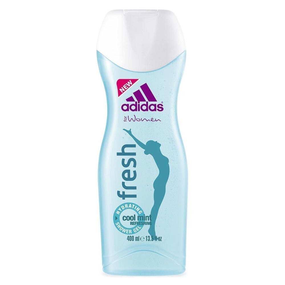 Dušas želeja Adidas Fresh sievietēm 400 ml цена и информация | Dušas želejas, eļļas | 220.lv