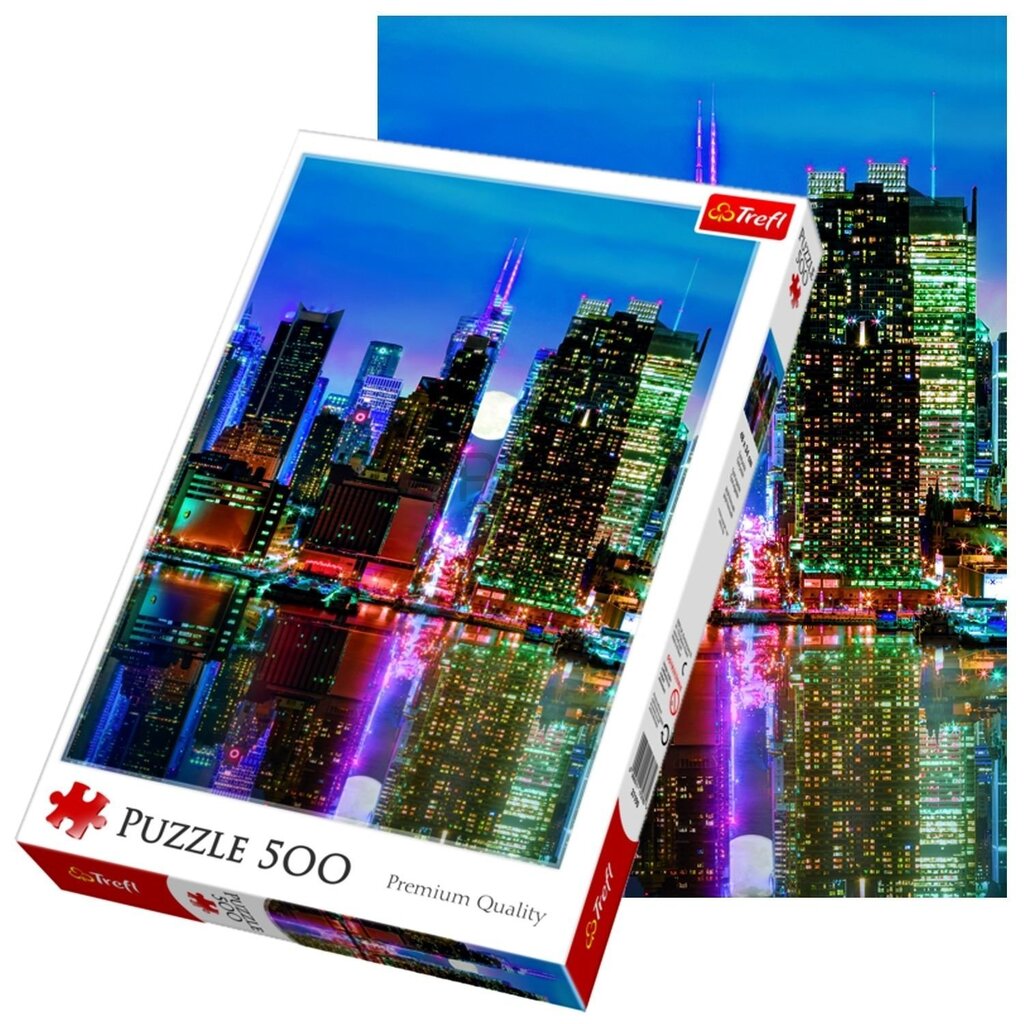 TREFL Puzle 500 Manhetenā cena un informācija | Puzles, 3D puzles | 220.lv