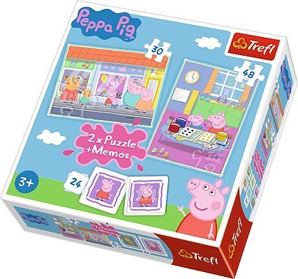 Puzles komplekts Peppa Pig cena un informācija | Puzles, 3D puzles | 220.lv