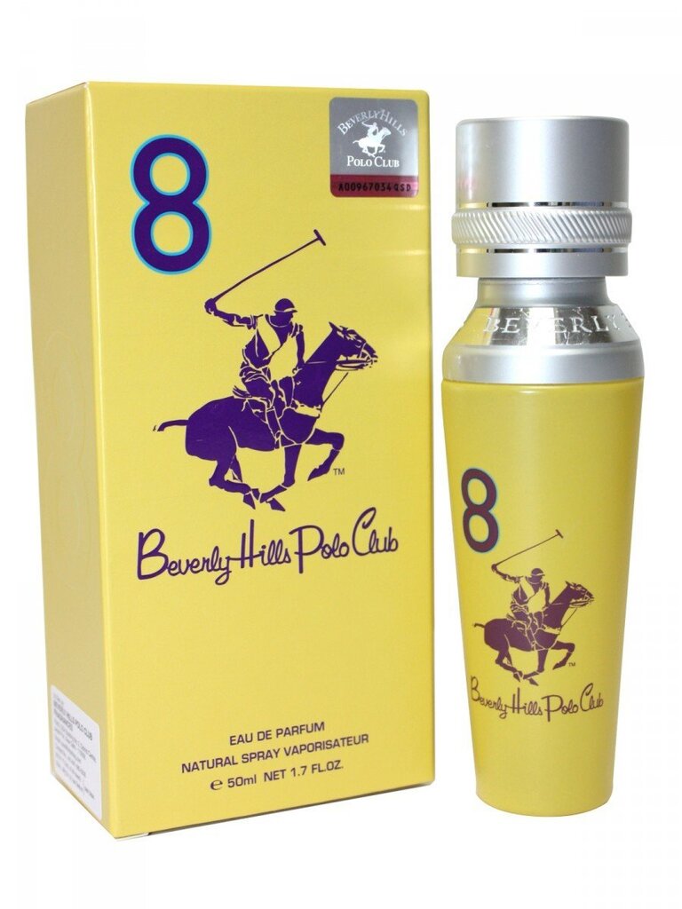Parfimērijas ūdens Beverly Hills Polo Club Eight edp 50 ml cena un informācija | Sieviešu smaržas | 220.lv
