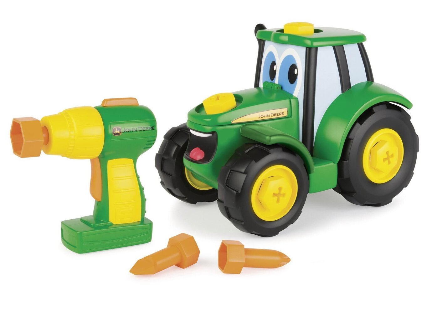 Traktors-konstruktors Johnny, John Deere, 46655 cena un informācija | Rotaļlietas zēniem | 220.lv