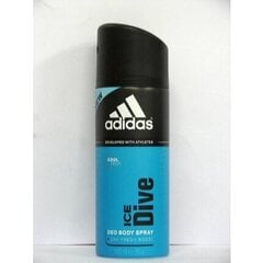 Izsmidzināms Dezodorants Adidas Ice Dive vīriešiem 150 ml цена и информация | Дезодоранты | 220.lv