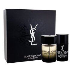 Yves Saint Laurent La Nuit de L'Homme EDT dāvanu komplekts vīriešiem cena un informācija | Vīriešu smaržas | 220.lv