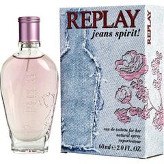 Replay Jeans Spirit! Sievietēm EDT 60ml cena un informācija | Replay Smaržas, kosmētika | 220.lv