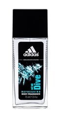 Dezodorants Adidas Ice Dive vīriešiem 75 ml цена и информация | Мужская парфюмированная косметика | 220.lv