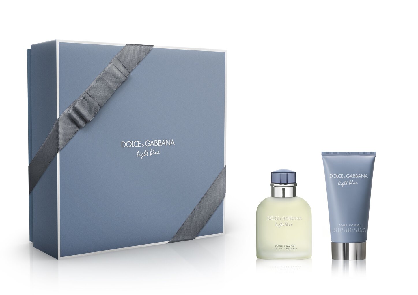 Dolce & Gabbana Light Blue Pour Homme - 75 ml + skūšanās balzāms 75 ml cena un informācija | Vīriešu smaržas | 220.lv