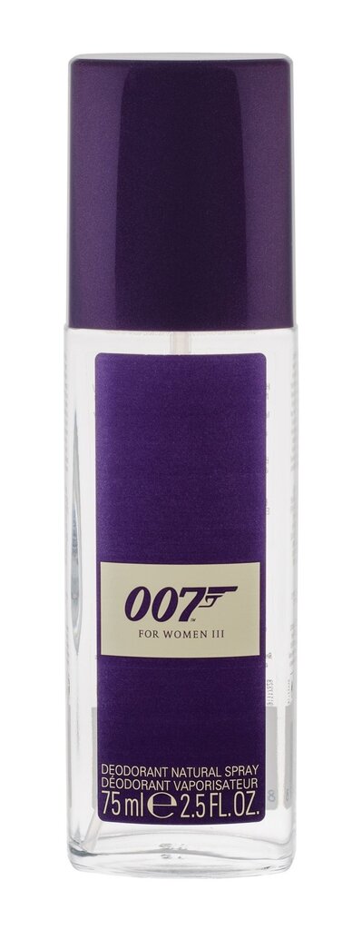 James Bond 007 James Bond 007 For Women III dezodorants 75 ml цена и информация | Parfimēta sieviešu kosmētika | 220.lv