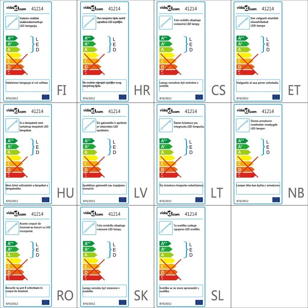 Akvārija LED lampa, 48 cm, balta cena un informācija | Akvāriji un aprīkojums | 220.lv