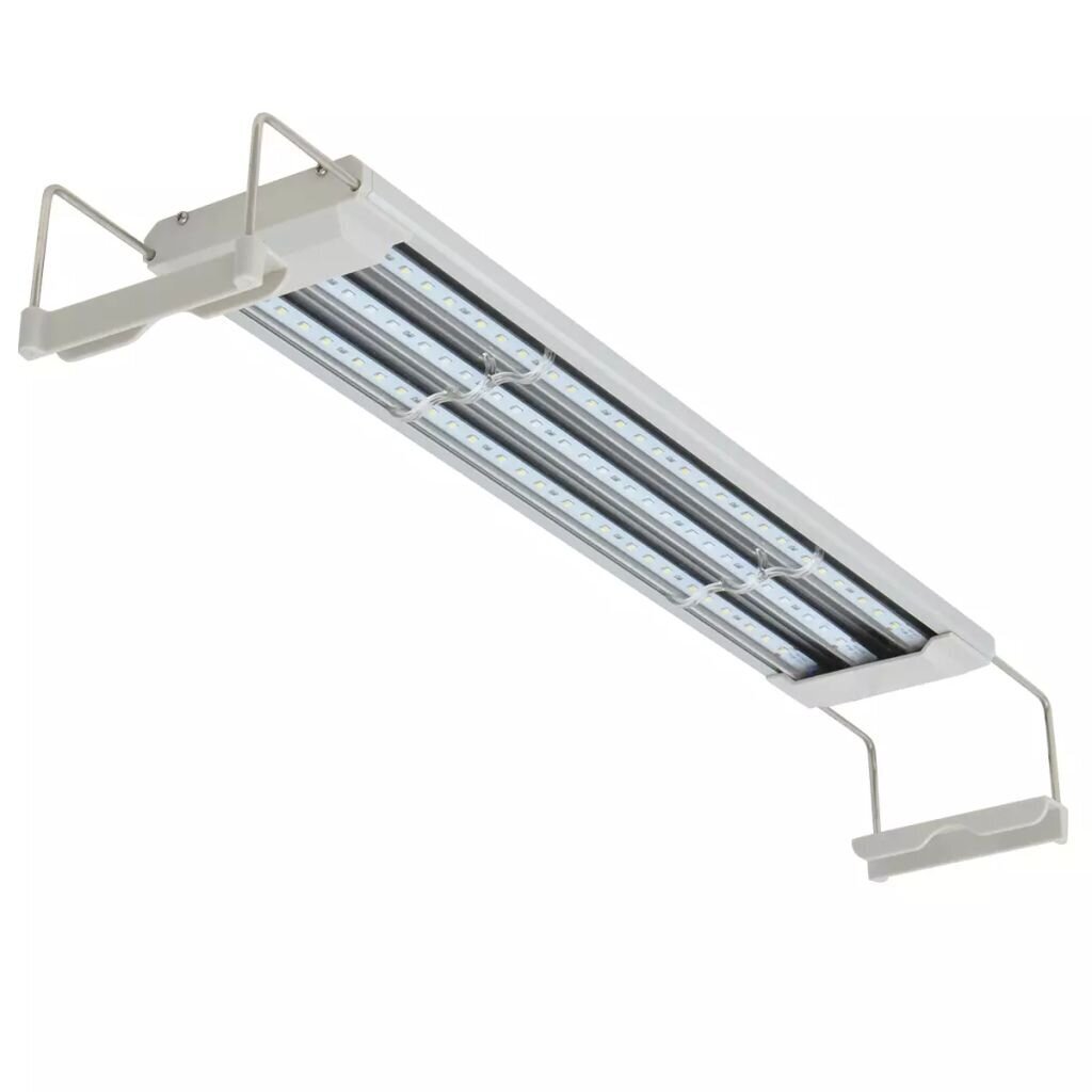 vidaXL LED akvārija lampa, 50-60 cm, alumīnijs, IP67 cena un informācija | Akvāriji un aprīkojums | 220.lv