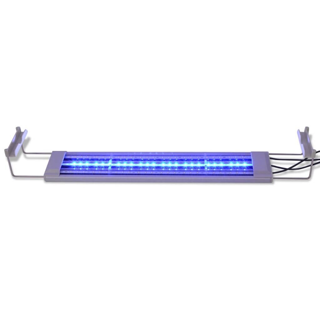 vidaXL LED akvārija lampa, 50-60 cm, alumīnijs, IP67 cena un informācija | Akvāriji un aprīkojums | 220.lv