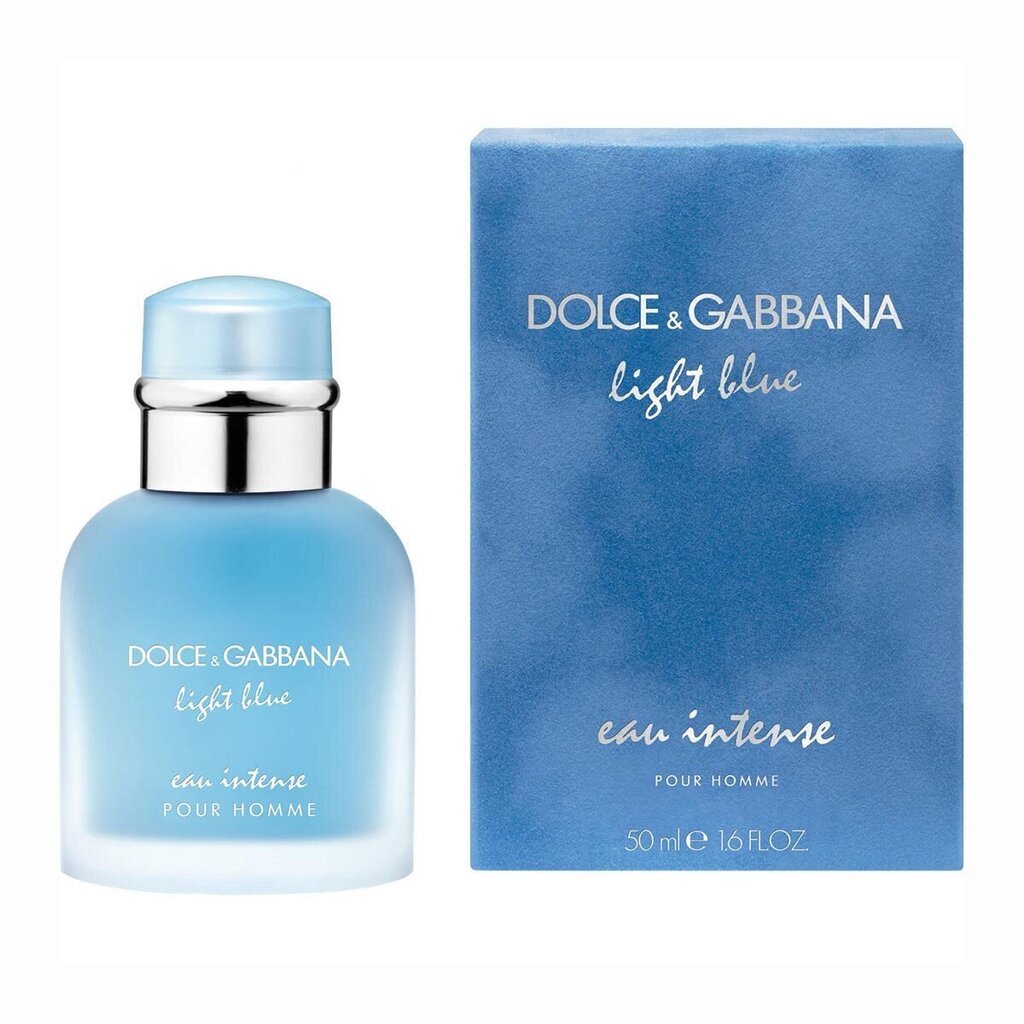 Dolce & Gabbana Light Blue Eau Intense Pour Homme EDP vīriešiem 50 ml цена и информация | Vīriešu smaržas | 220.lv