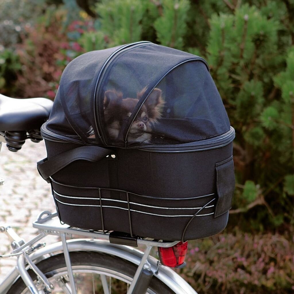 Trixie transportēšanas soma velosipēdam, 48 x 29 x 42 cm cena un informācija | Transportēšanas būri, somas | 220.lv