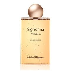 Гель для душа Salvatore Ferragamo Signorina Misteriosa 200 мл цена и информация | Парфюмированная женская косметика | 220.lv