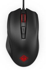 Vadu pele HP OMEN 600 (1KF75AA#ABB), Melna цена и информация | Мыши | 220.lv