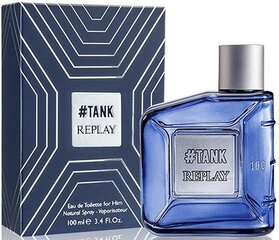 Tualetes ūdens Replay #Tank EDT vīriešiem 100 ml цена и информация | Мужские духи | 220.lv