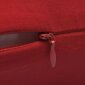 Spilvenu pārvalki, 4 gab., 80 x 80 cm, kokvilna, sarkani cena un informācija | Gultas veļas komplekti | 220.lv
