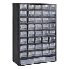Пластиковый шкафчик для инструментов с 41 ящиком цена и информация | Ящики для инструментов, держатели | 220.lv