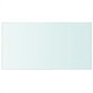 vidaXL sienas plaukts, 40x25 cm, caurspīdīgs stikls цена и информация | Vannas istabas aksesuāri | 220.lv