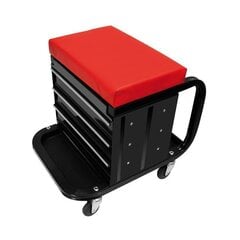 Мобильный стульчик для мастерской на колесиках со шкафчиком ProPlus 580526 цена и информация | Ящики для инструментов | 220.lv