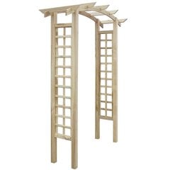 Решетка-арка, 150x50x210см, древесина цена и информация | Подставки для цветов, держатели для вазонов | 220.lv