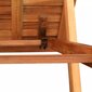 vidaXL sauļošanās zvilnis ar galdiņu, akācijas masīvkoks цена и информация | Sauļošanās krēsli | 220.lv