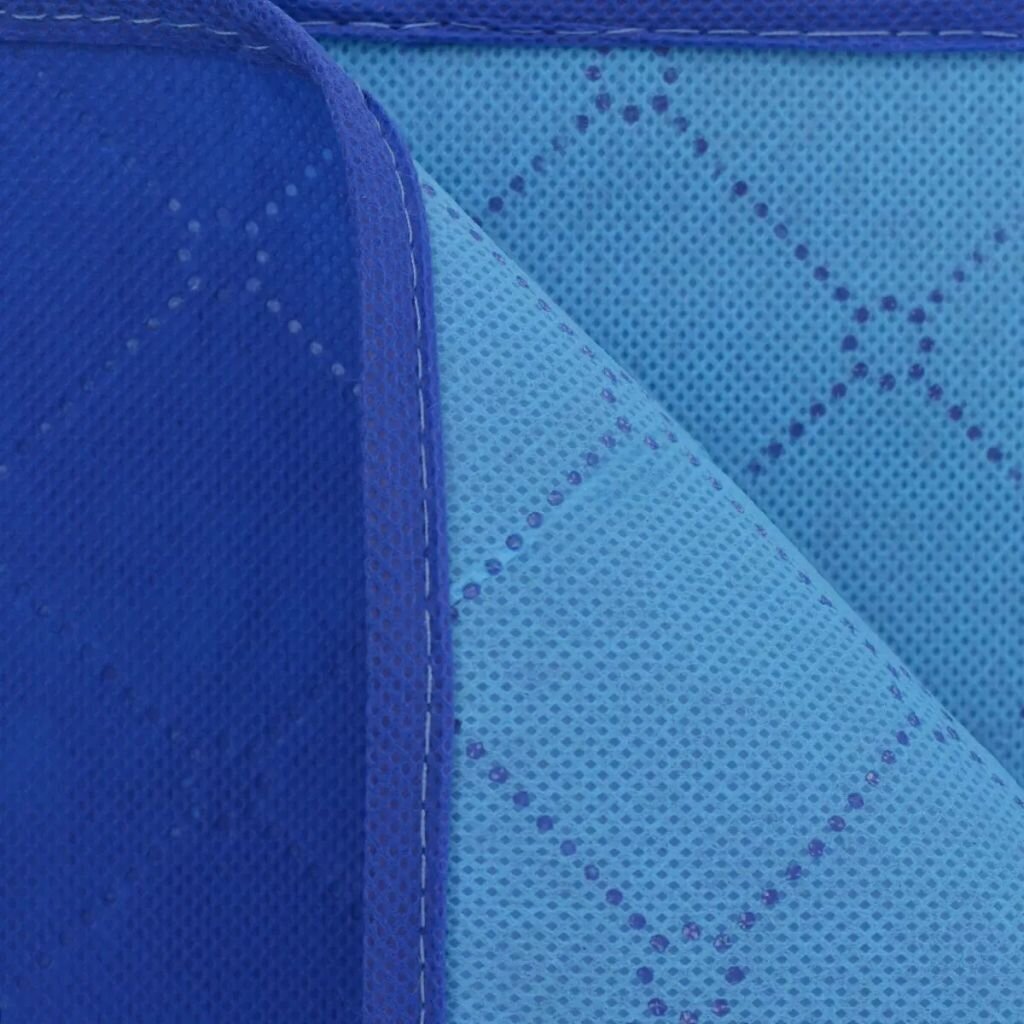 vidaXL piknika sega, zila, 150x200 cm cena un informācija | Tūrisma matrači un paklājiņi | 220.lv